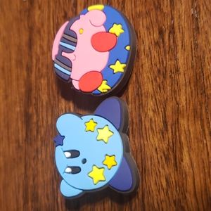 Kirbys Croc Charm Jibbitz Shoe Charm two pack